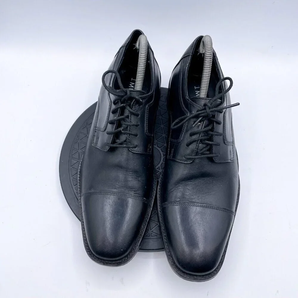 J Murphy by Johnston & Murphy Oxfords Dress Shoes Mens Size 9M Black Leather